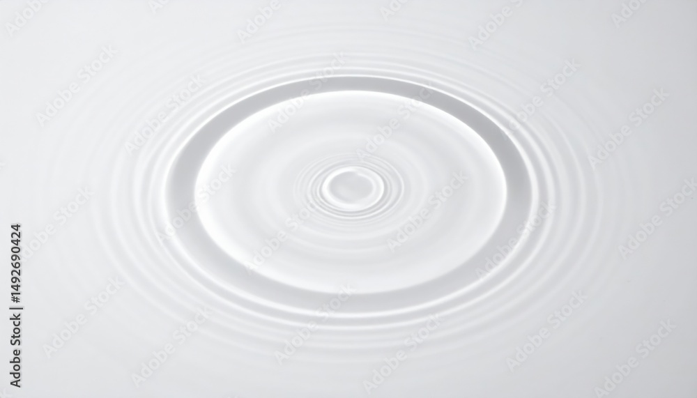 Fototapeta premium Water ripple effect demonstration aquatic environment abstract image close-up view fluid dynamics concept