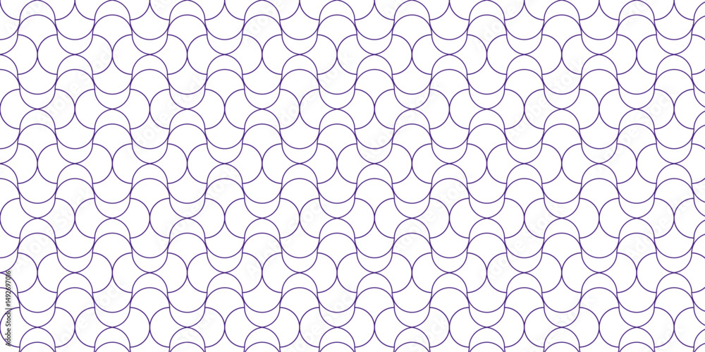 Naklejka premium Vector seamless pattern. Abstract Cross Pattern generative computational art illustration