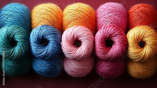Wallpaper Mural Rainbow Yarn Texture Torontodigital.ca