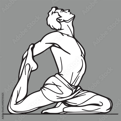 Meditation and Yoga Poses Vector Pack