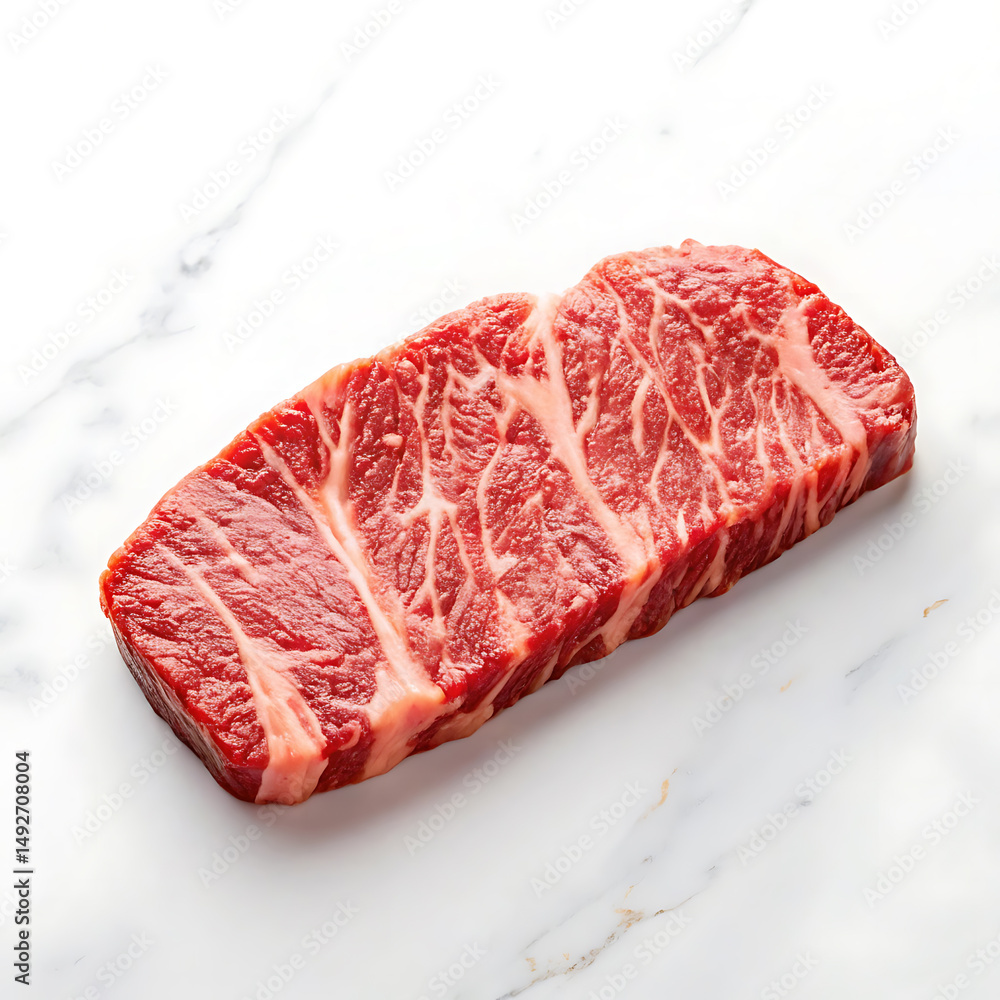 Fototapeta premium Prime Cut of Beef Delicious Steak for Grilling or Pan-Searing