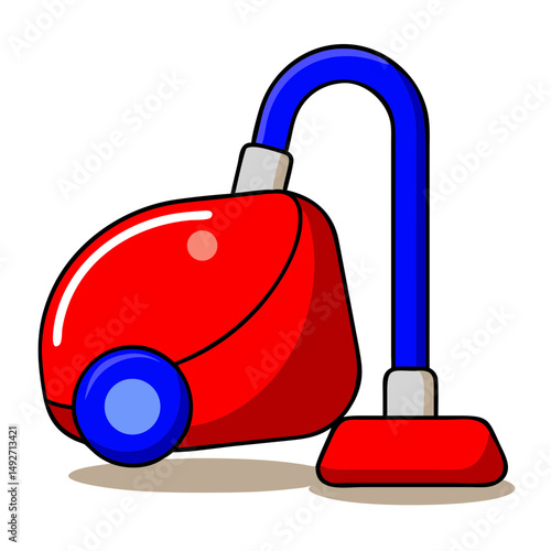 red vacuum cleaner