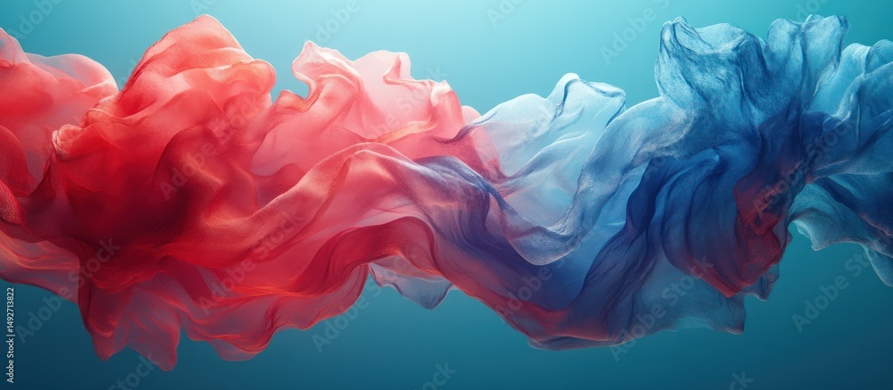 Abstract Fluid Fabric Abstract Fluid Fabric