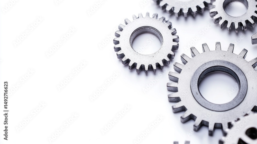 Industrial efficiency isolated on white background Industrial efficiency isolated on white background