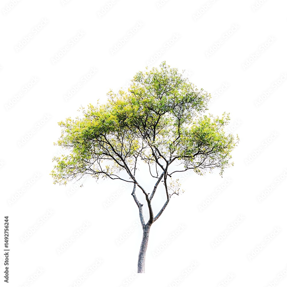 Obraz premium tree isolated on white background