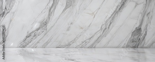 Ghostly grey veils across luminous white marble  Abstract minimalist texture  , elegant, simple