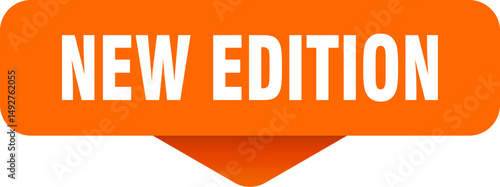new edition sticker. new edition sign on transparent background