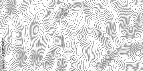 Abstract Modern design with White background with topographic wavy pattern design. Geographic abstract grid. Geographic curved, vector illustration.