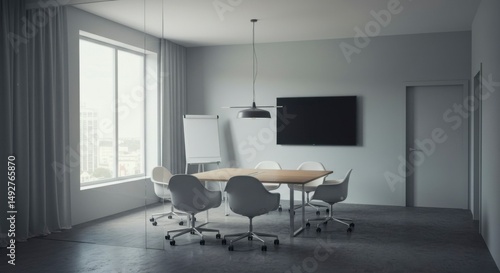 Modern meeting room