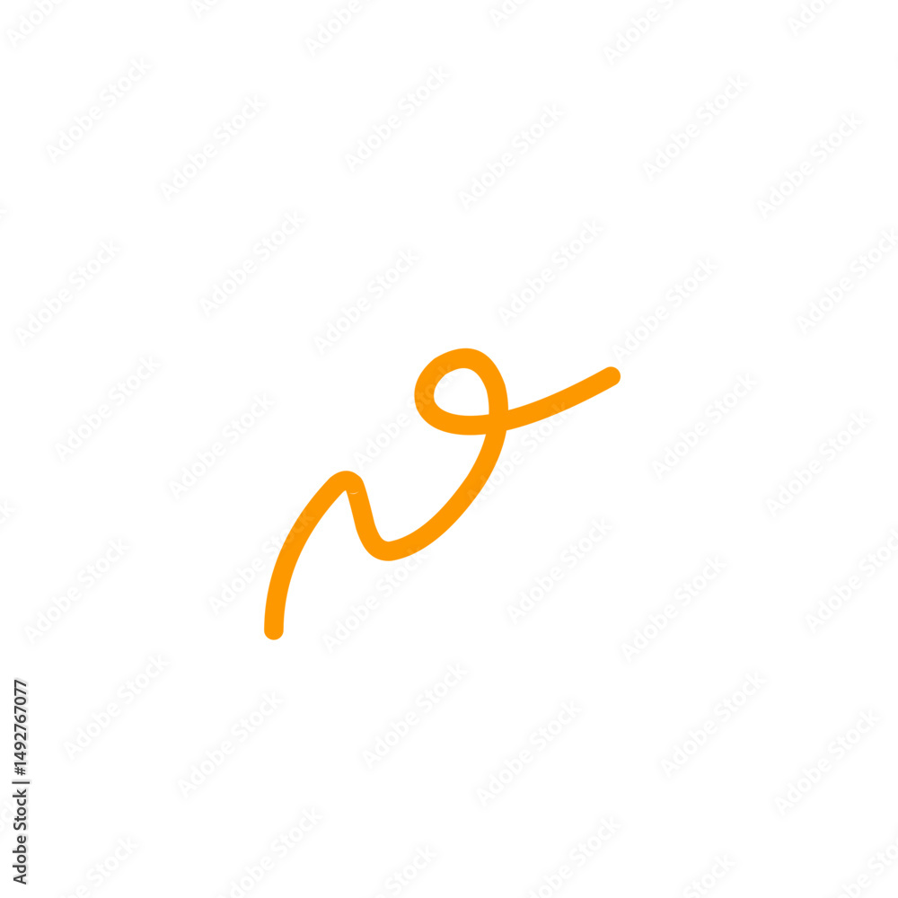 Obraz premium Abstract cute line doodle