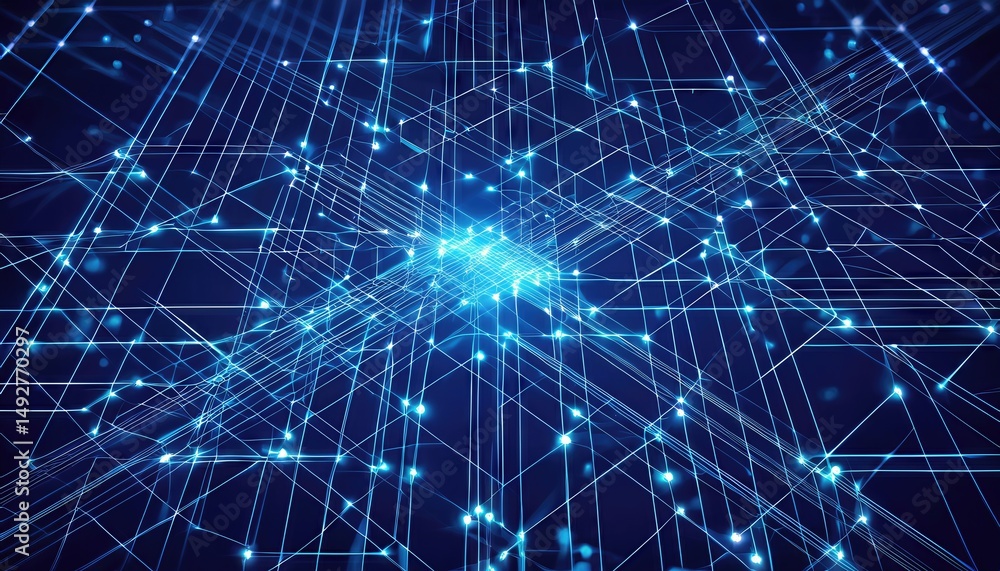 Vibrant 3D Digital Illustration Dynamic Interconnected Nodes and Pathways in an Abstract Network, Radiating Energy and Connectivity Vibrant 3D Digital Illustration Dynamic Interconnected Nodes and Pathways in an Abstract Network, Radiating Energy and Connectivity
