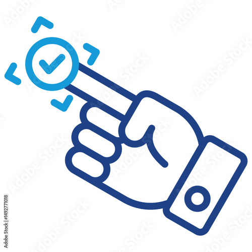 One Click Approval Icon