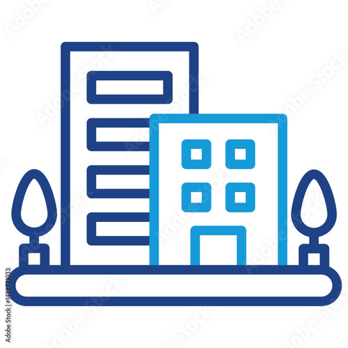 Corporate Buildings Icon