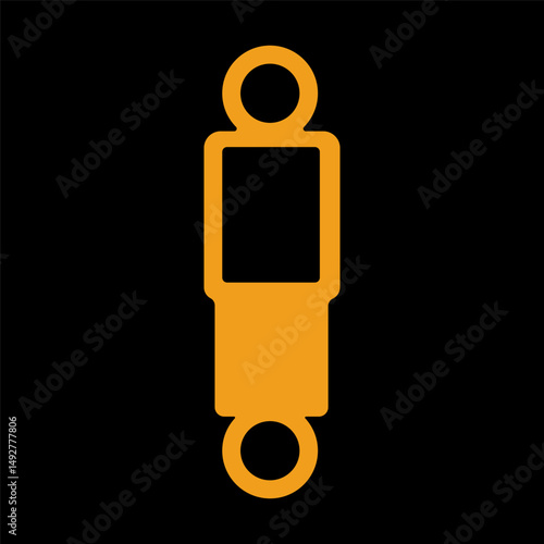 Adaptive Suspension Dampers simple sign of car dashboard engine light sign alert
