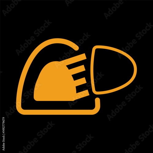 Rain and Light Sensor simple sign of car dashboard engine light sign alert