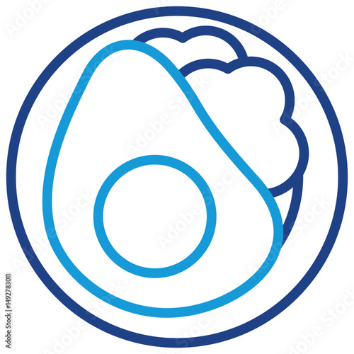 Avocado Bowl Icon