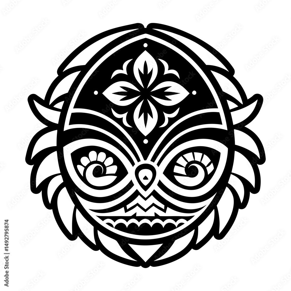 Obraz premium Solid icon depicting sacred flower blooming energy