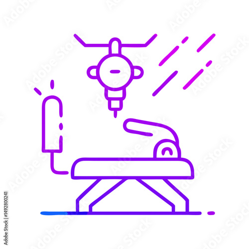 Precise Engineering: An illustration of industrial equipment, a laser cutting machine, exemplifies innovation in technology and manufacturing.