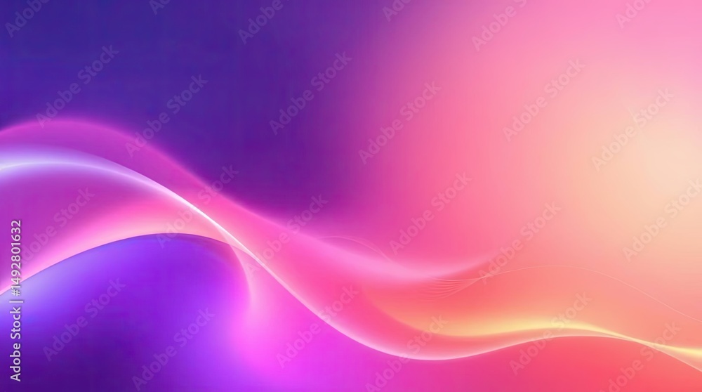 Abstract background with vibrant purple and pink hues and flowing waves Abstract background with vibrant purple and pink hues and flowing waves