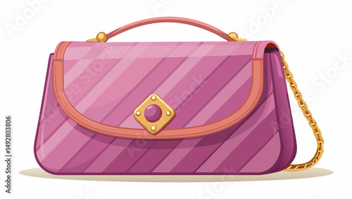 Clutch bag, Female bag Isolated on white background . Very beautiful 