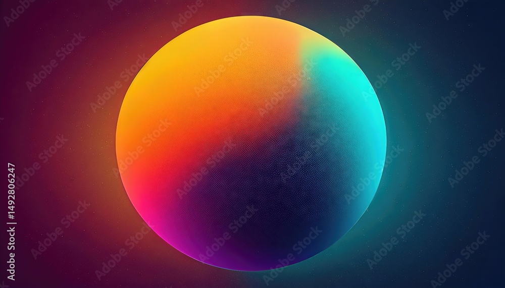 Abstract Grainy Gradient Sphere with Vibrant Colors and Textured Mystique A Dazzling Artistic Masterpiece Radiating Energetic Enigmas for Digital Art, Home Decor, or Design Inspiration Abstract Grainy Gradient Sphere with Vibrant Colors and Textured Mystique A Dazzling Artistic Masterpiece Radiating Energetic Enigmas for Digital Art, Home Decor, or Design Inspiration