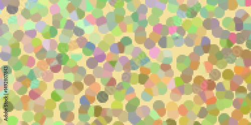 Wallpaper Mural seamless pattern with colorful circles. That's a beautiful art for background. Torontodigital.ca