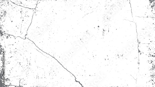 Overlay distressed textures with grainy stamp effect. Old damage dirty scratches. Black grain texture with grunge distress vector overlay.