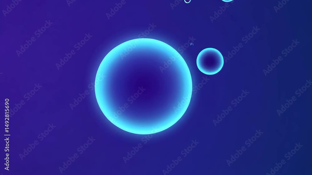 Blue Circles Fade 3d animation. motion video. Blue Circles Fade 3d animation. motion video.