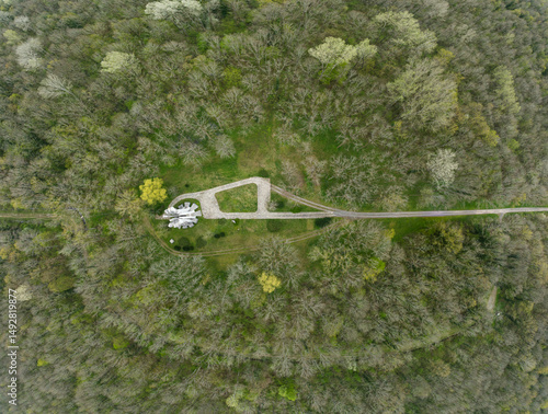 Monument to the Detachment in Brezovica Forest Spomenik, Croatia