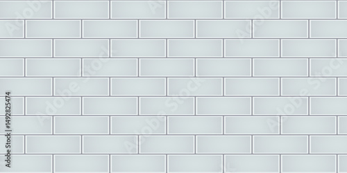 White brick wall or white clinker wall.