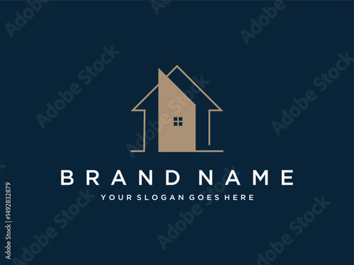 house logo design vector illustration