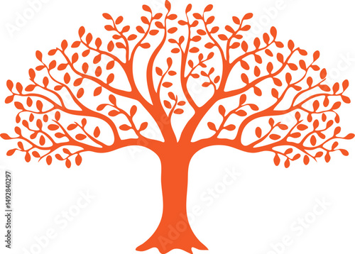 Tree simple icon. Vector ICON all icon Viktor