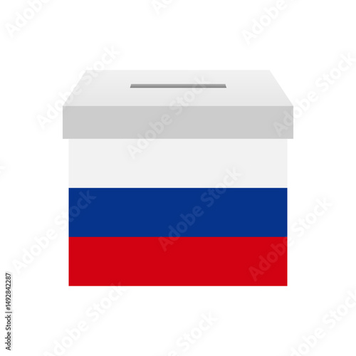 Election in the Russia. Election Concept. Vector Illustration.