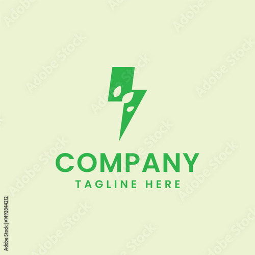 Green Energy Company Logo Design Eco Friendly