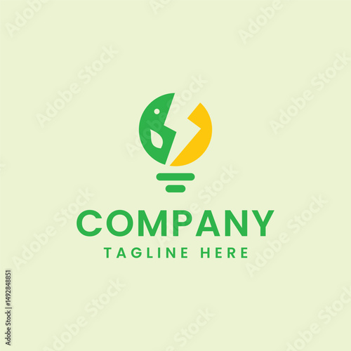 Green Energy Company Logo Design Eco Friendly