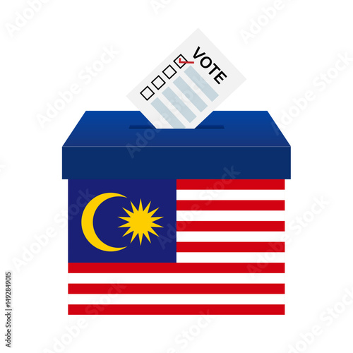 Election in Malaysia. Election Concept. Vector Illustration.