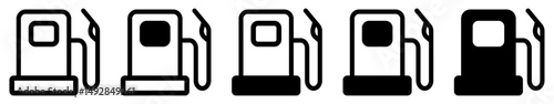 Fuel Pump Icon Set