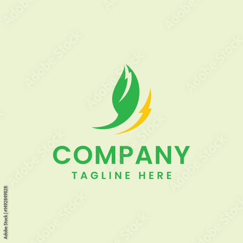 Green Energy Company Logo Design Eco Friendly