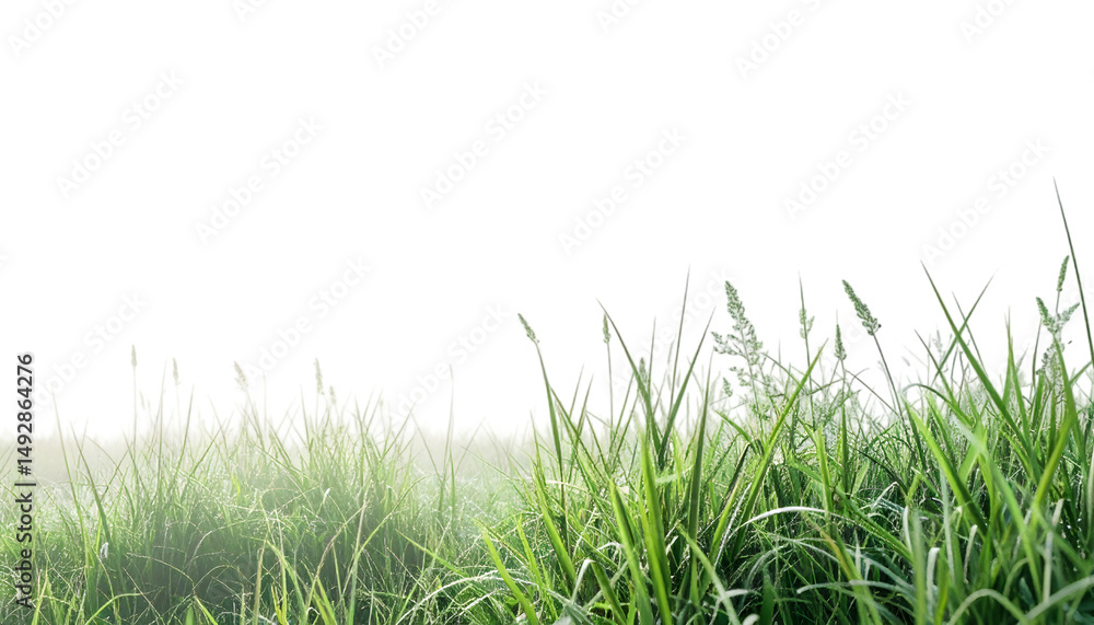 Obraz premium Green Grass Field