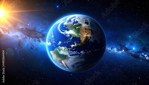 a beautiful depiction of our planet