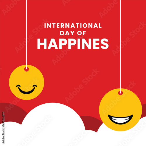 International Day of Happiness Smiling Face