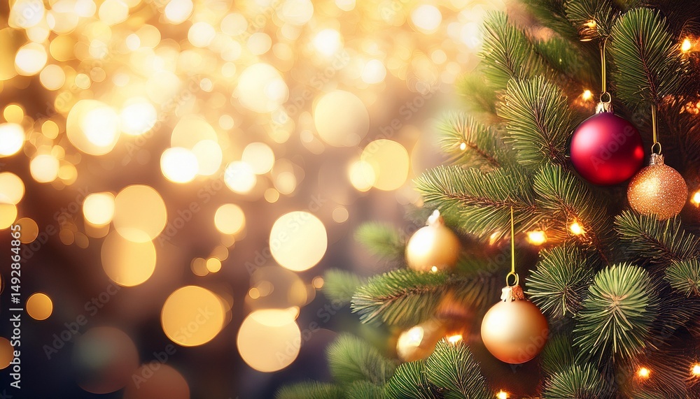 christmas tree background and christmas decorations blurred sparking glowing happy new year and xmas theme christmas tree background and christmas decorations blurred sparking glowing happy new year and xmas theme