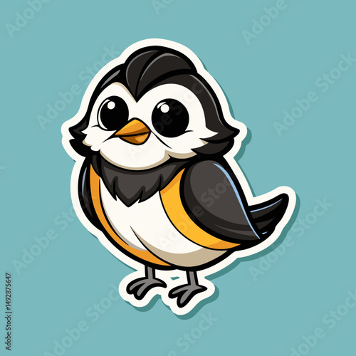 penguin with ice cream