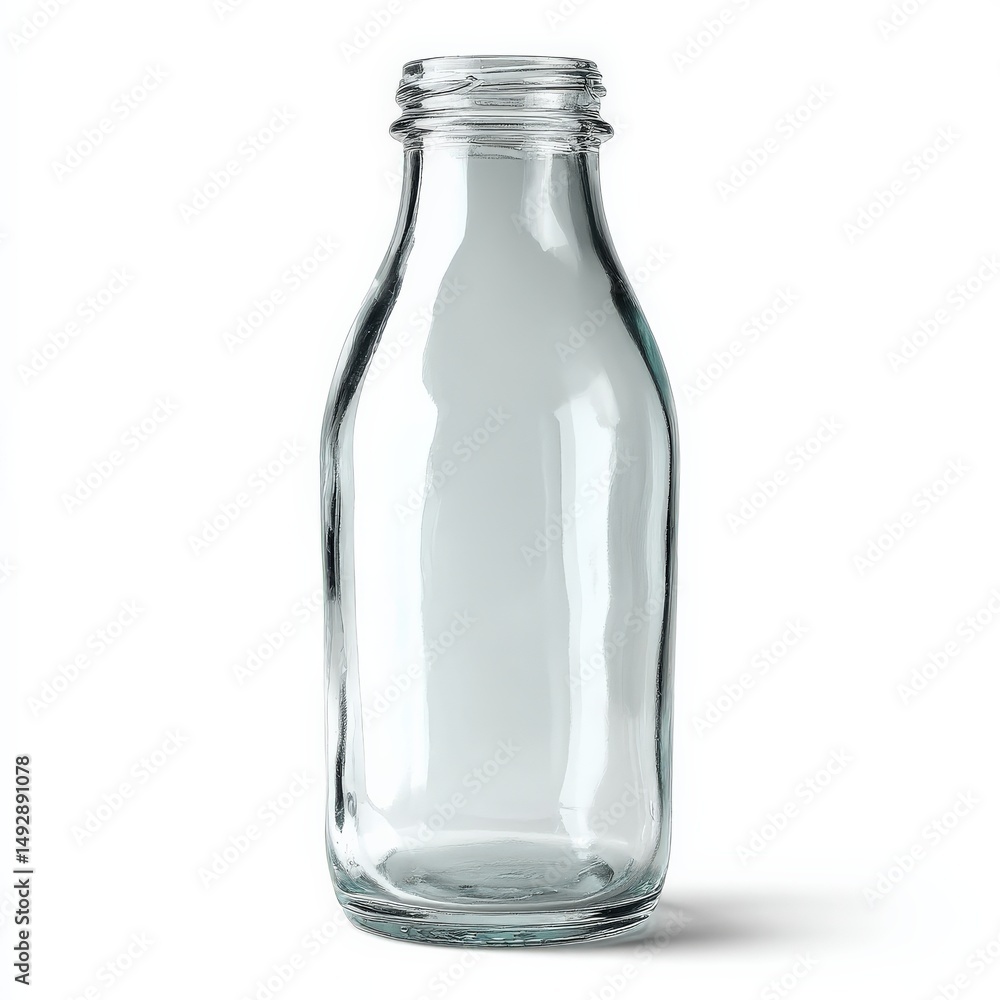 custom made wallpaper toronto digitalEmpty glass bottle on white background.  Perfect for your beverage or product mockups!