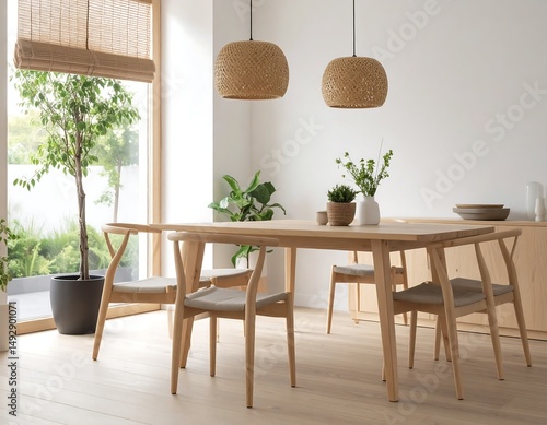 Modern Rustic Living Room – Wood Accents and Minimalist Furniture