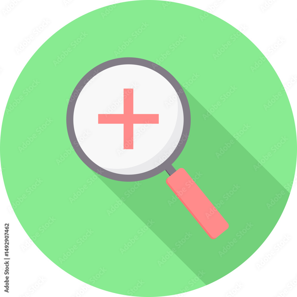 Fototapeta premium magnifying glass icon