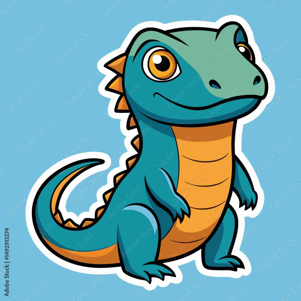 Obraz premium cartoon, animal, dinosaur, vector, illustration, crocodile, reptile, frog, lizard, green, cute, alligator, dragon, fun, art, nature, dino, drawing, monster, character, tyrannosaurus, funny, wildlife, 