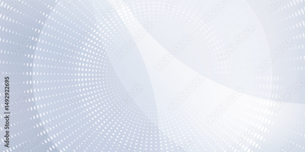 Abstract background white and gray curve circle with haltone. Vector illustration Abstract background white and gray curve circle with haltone. Vector illustration