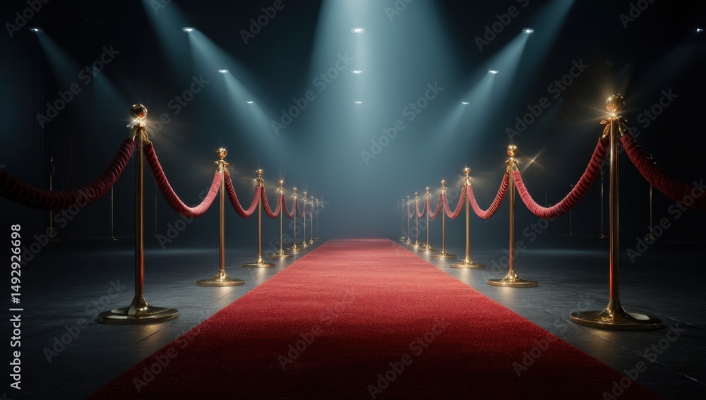 Red carpet entrance for events and celebration Red carpet entrance for events and celebration