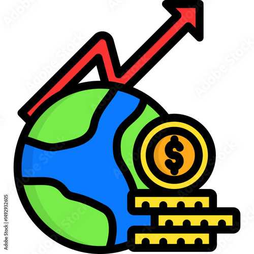 Economic Trends Icon